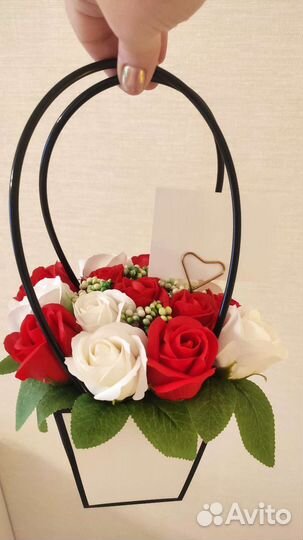 Букет цветов из мыла