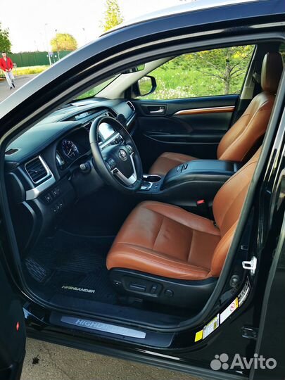 Toyota Highlander 3.5 CVT, 2017, 105 000 км
