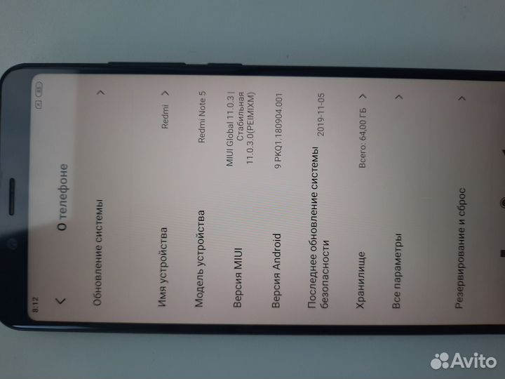Телефон xiaomi redmi note 5 4/64gb