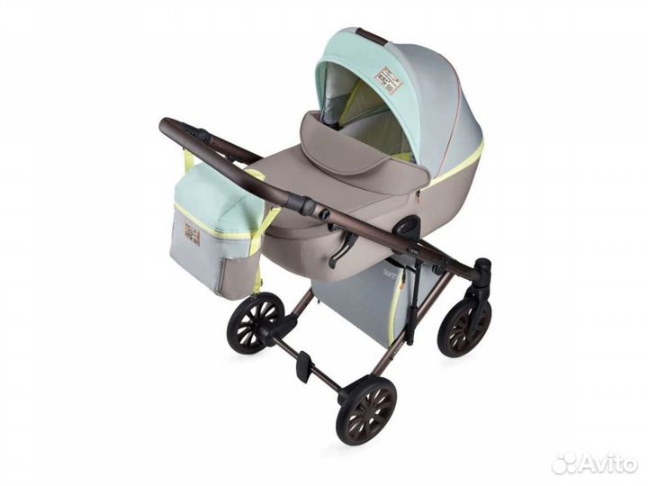 Коляска Anex e/type 3 в 1 Wilson / Серо-голубой