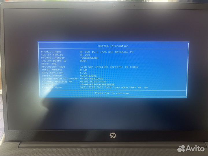 HP 250 G10