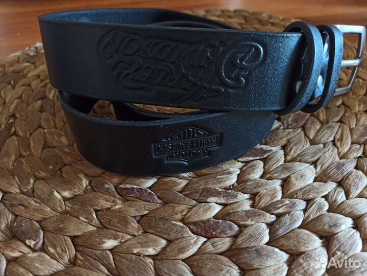 Ремень мужской кожаный ручной работы