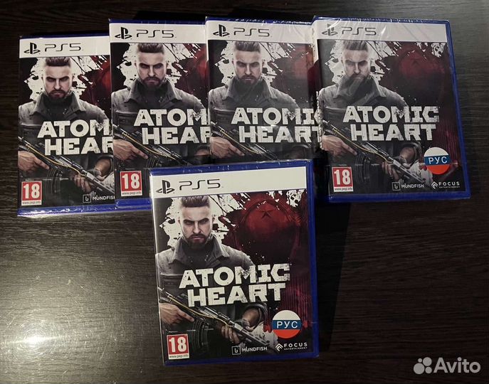 Atomic Heart ps5 диск новый