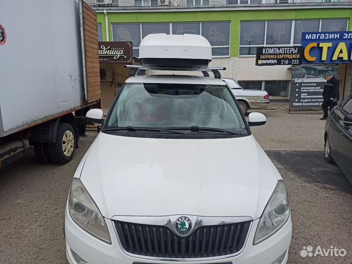 Автобокс на крышу Джокер белый 530 литров