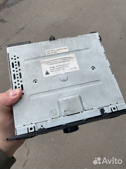 Штатная магнитола на priora