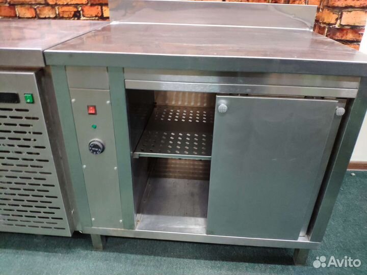 Стол тепловой с дверьми купе