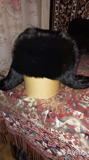 Шапка мужская (кролик)