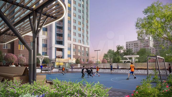 2-к. квартира, 64,8 м², 3/25 эт.