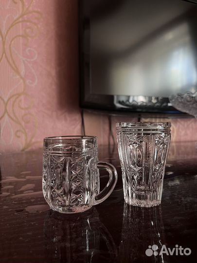 Стакан/кружка из хрустали СССР