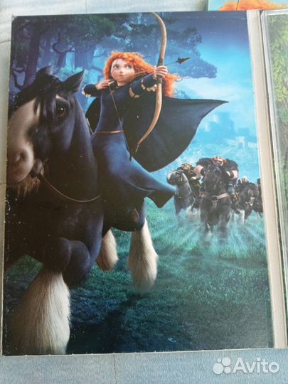 DVD диск с мультфильмами, Принцессы 3в1