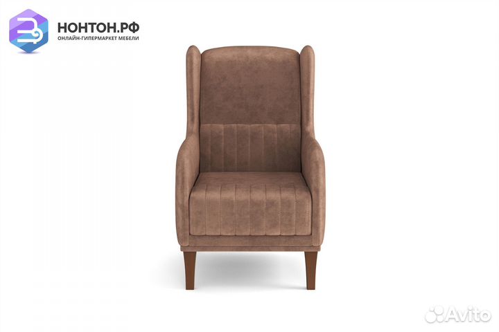 Кресло евромагнат светло-коричневое