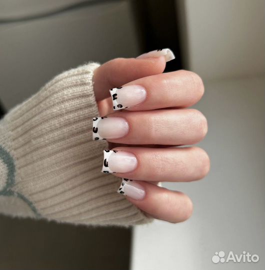 Маникюр наращивание ногтей
