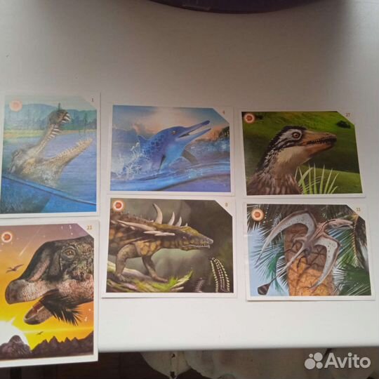 Наклейки динозавры оживают