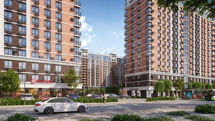 2-к. квартира, 47,4 м², 15/16 эт.