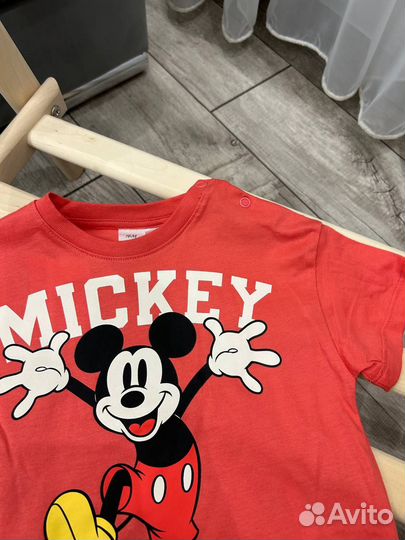 Футболка (2 шт в комплекте) Mickey HM, р. (80,86)