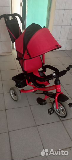 Велосипед коляска с ручкой