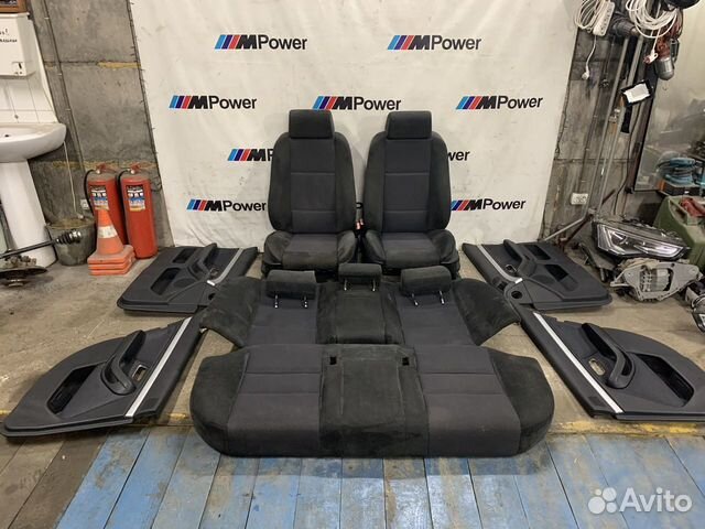 Салон спорт сиденья алькантара BMW E39