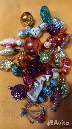Елочные игрушки СССР одним лотом