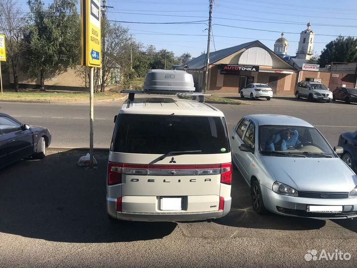 Автобокс на крышу mitsubishi delica