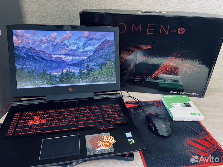 Ноутбук Игровой HP omen 17,3