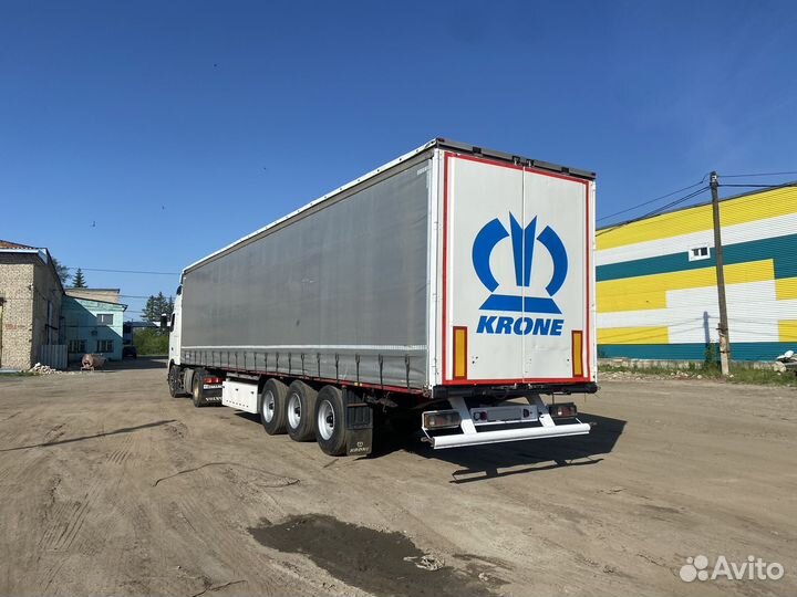 Полуприцеп шторно-бортовой Krone SD, 2007