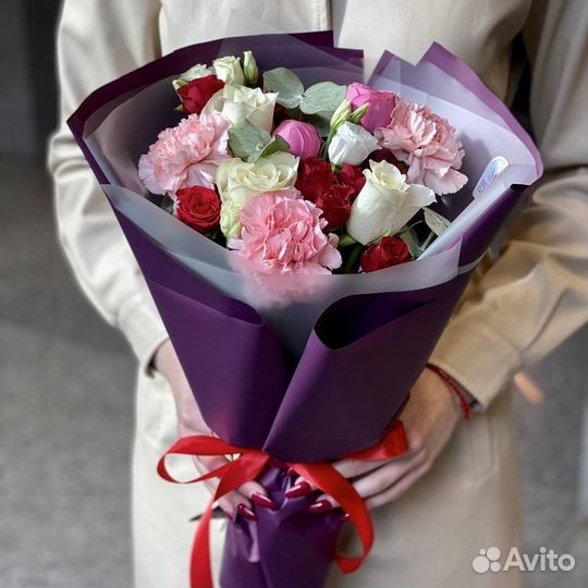 Букет с розами