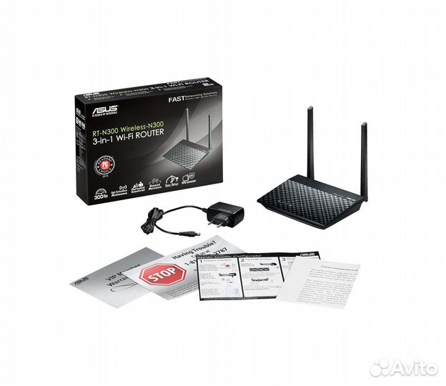 Новый Wi-Fi роутер Asus RT-N300. Гарантия
