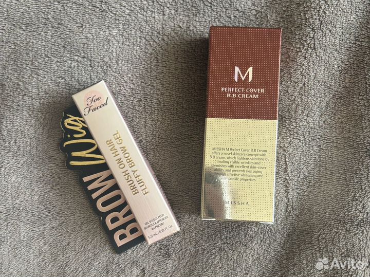 Косметика too faced, misha