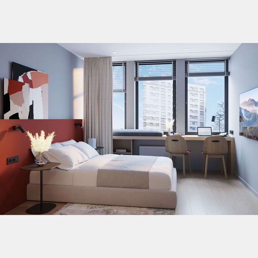 Апартаменты-студия, 24,5 м², 6/15 эт.