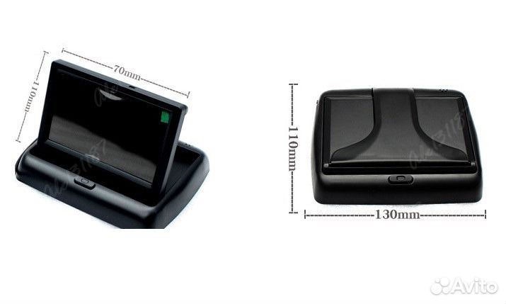 Монитор 4.3 дюйма для камеры заднего вида хода