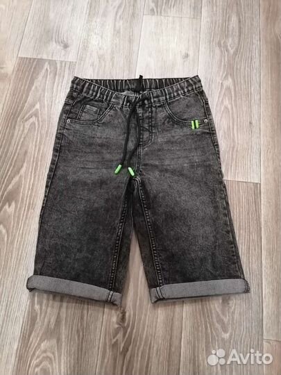 Джинсовые шорты 152