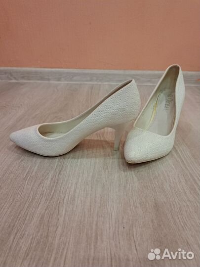 Туфли женские белые 36