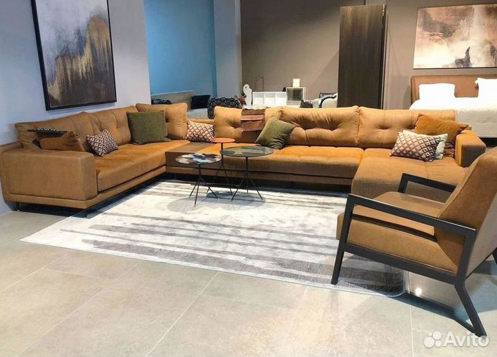 Турецкая мебель, диван с креслом, мягкий уголок