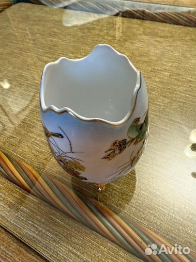 Яйцо-вазочка фарфор