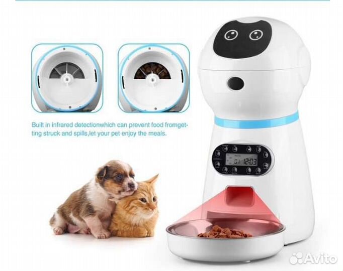 Автоматическая кормушка для кошек и собак