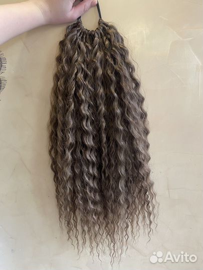 Накладной хвост, хвост на резинке, коса