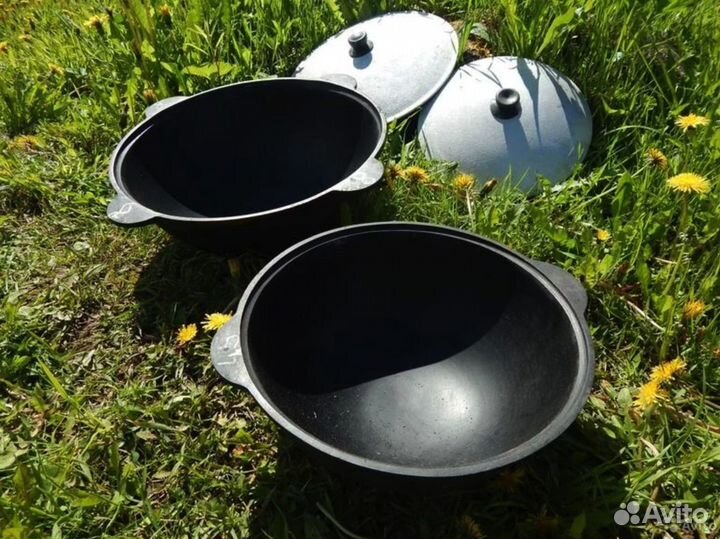 Казан 16 литров чугунный
