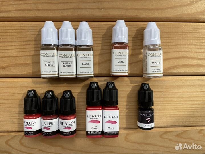 Пигменты Contur и Lip Blush для татуажа (новые)