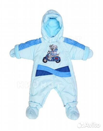 Комбинезон зимний-трансформер, 74 размер
