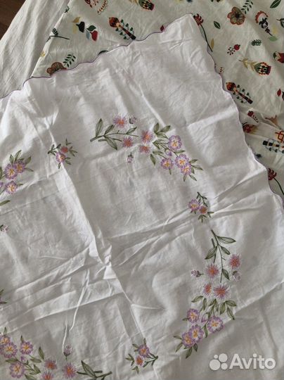 Винтажные салфетки с ручной вышивкой