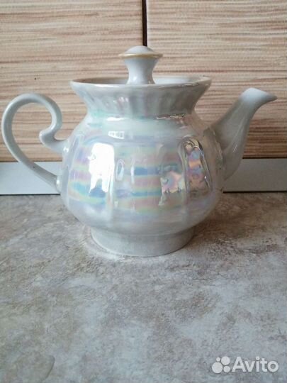 Чайник заварочный стеклянный, керамический