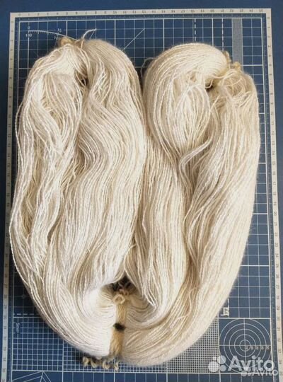 Пряжа ручной работы кролик, коза, собака