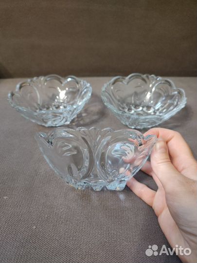 Салатница стеклянная (или хрустальная)