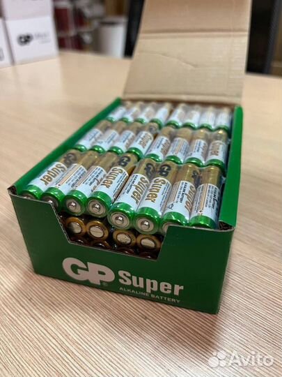 Батарейки мизинчиковые GP AAA LR03 96шт (коробка)