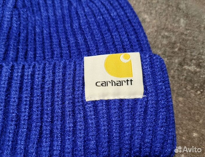 Шапка Carhartt бини синяя