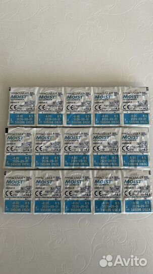 Линзы контактные, ежедневной замены