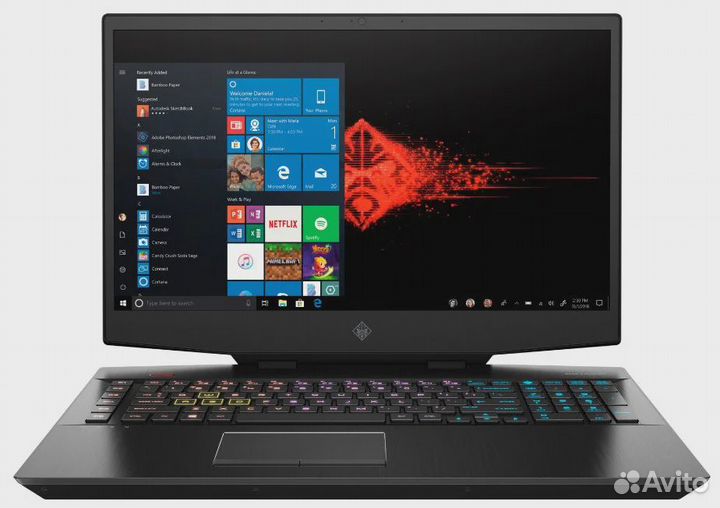 Игровой ноутбук HP omen 17 RTX 2070 300hz