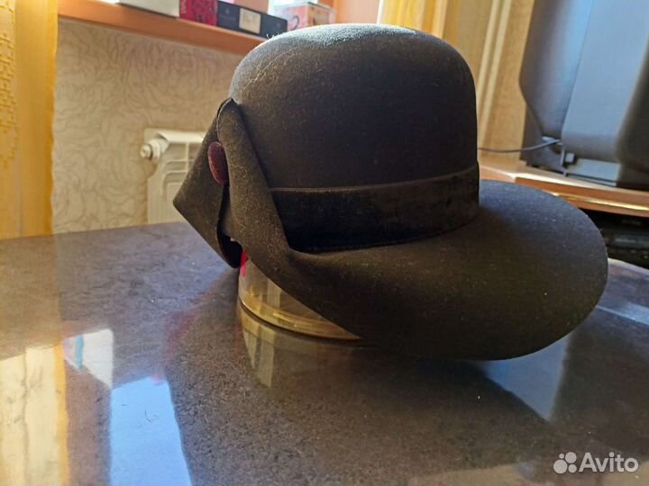 Шляпа фетровая женская, шапка зимняя