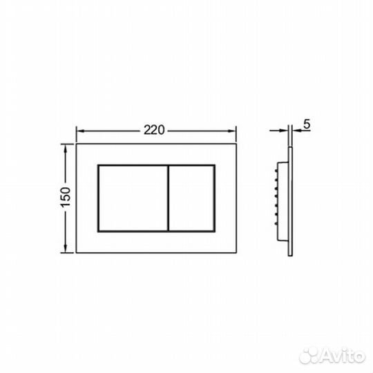 Инсталляция tece 9400412 хром