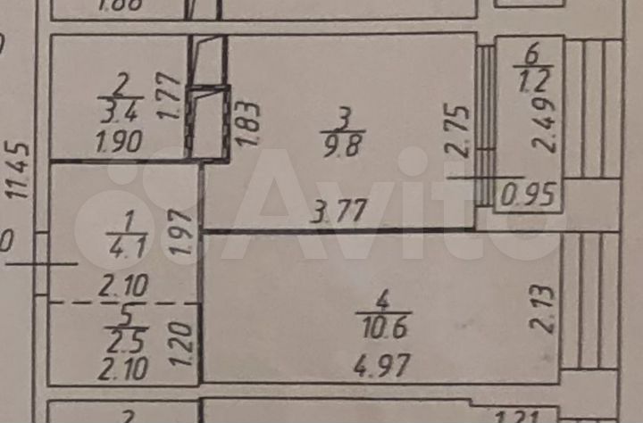 1-к. квартира, 34 м², 21/22 эт.